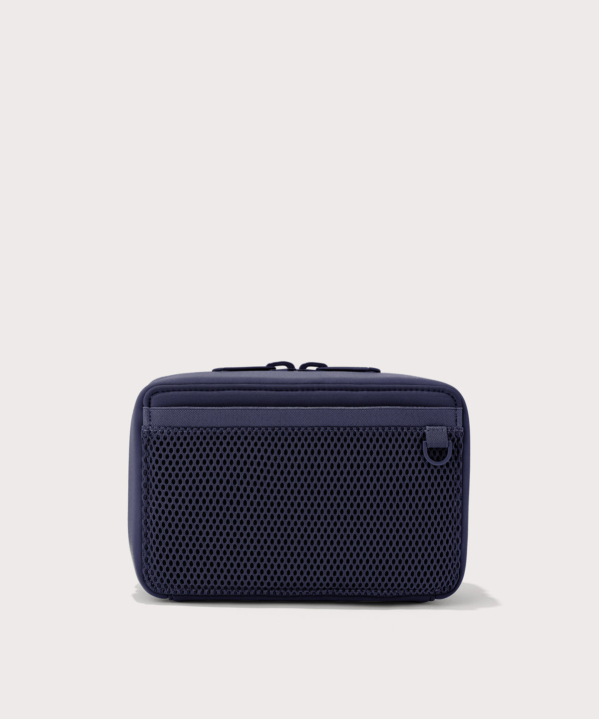 Dagne Dover large Arlo Tech Organizer in dark blue seen from the back.