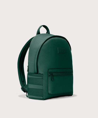 Medium Dakota in a saturated, jewel-toned deep green with bold blue undertones., side angle view