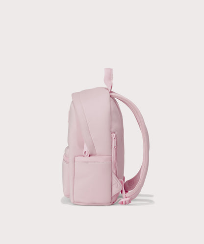 Small Dakota in a cool, powdery pink with soft grey undertones., side view