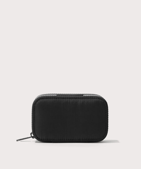 Dagne Dover small Frankie Jewelry Case in black.