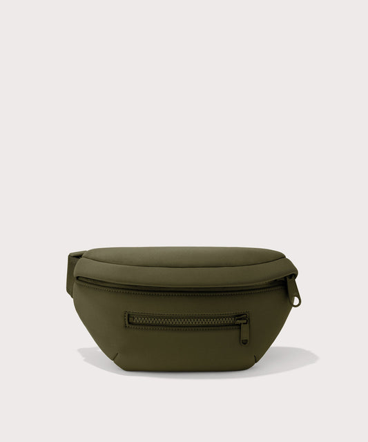 Dagne Dover Ace Fanny Pack in dark green .