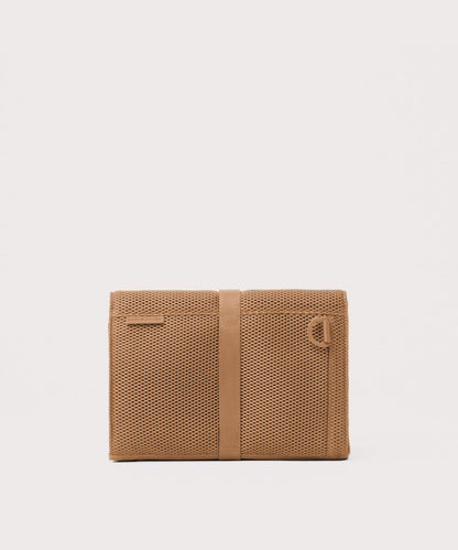 Dagne Dover Joey Changing Kit in camel brown seen from the back.